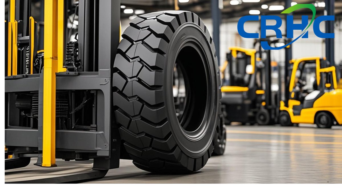 CRHC RubberTech 
Press-on &amp; pneumatic solid tires for forklifts, construction machinery.  

400K/yr capacity. ISO9001, TRA/ETRTO compliant. 
 30+ yrs R&amp;D   

Any inquiry or needs? please just contact. +86 17865327869 (WhatsApp/WeChat) sales02@crhcintl.com