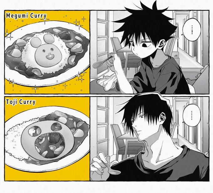 伏黒親子とカレー 