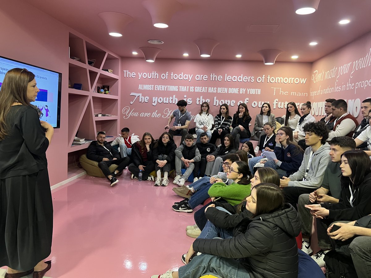 SaveChildrenAlb's tweet photo. Children & youth from across Albania raised their voices at the #AcceleratingChildcare Conference, helping shape the #EuropeanChildGuarantee. Their insights are vital to building a system that works for every child. @SaveChildrenAlb @AlbaniaCrca @albania_unicef @SaveChildrenEU https://t.co/N8vJ6tYmqo