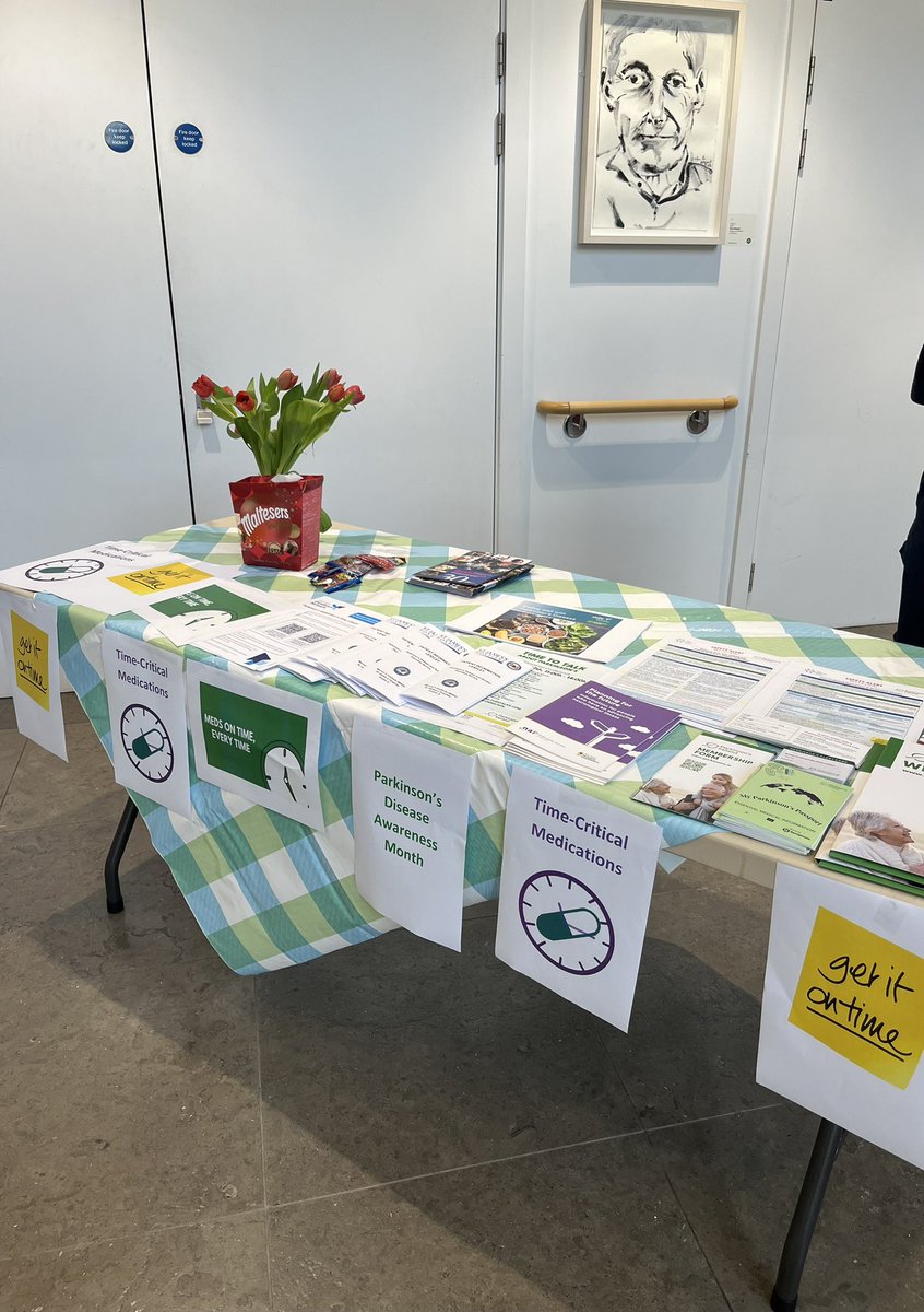 Anna Mullen (@ann_mull1) on Twitter photo All set here today in St James’s for Parkinson’s disease awareness month! Focus this year is medications on time for people with Parkinson’s admitted to hospital #medsontimeeverytime #SJHNursing #parkinsonsawareness <a href="/stjamesdublin/">St James's Hospital</a> <a href="/MISAEducation/">Care of the Older Person, Education & Training</a> <a href="/ParkinsonsIre/">Parkinson's Ireland</a> All set here today in St James’s for Parkinson’s disease awareness month! Focus this year is medications on time for people with Parkinson’s admitted to hospital #medsontimeeverytime #SJHNursing #parkinsonsawareness <a href="/stjamesdublin/">St James's Hospital</a> <a href="/MISAEducation/">Care of the Older Person, Education & Training</a> <a href="/ParkinsonsIre/">Parkinson's Ireland</a>