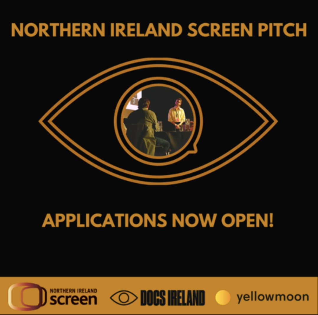 Docs Ireland (@docsireland) on Twitter photo We are delighted to once again host the <a href="/NIScreen/">Northern Ireland Screen</a> Pitch, in association with <a href="/YellowmoonPost/">Yellowmoon Post</a>. <a href="/NIScreen/">Northern Ireland Screen</a> is offering a chance for new & emerging documentary makers to receive up to £9,000 towards a pilot for a documentary feature.
Deadline to apply is Friday 2nd May.
Apply NOW! We are delighted to once again host the <a href="/NIScreen/">Northern Ireland Screen</a> Pitch, in association with <a href="/YellowmoonPost/">Yellowmoon Post</a>. <a href="/NIScreen/">Northern Ireland Screen</a> is offering a chance for new & emerging documentary makers to receive up to £9,000 towards a pilot for a documentary feature.
Deadline to apply is Friday 2nd May.
Apply NOW!