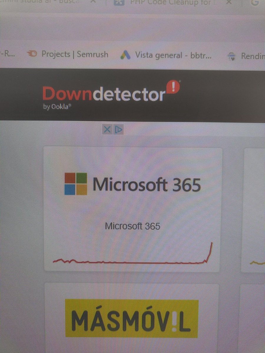 Sí, no eres tu, hay un problema global con Office 365, aleatorio pero global, no te puedes autenticar, te dice que no tienes subscripción, no puedes compartir archivos....