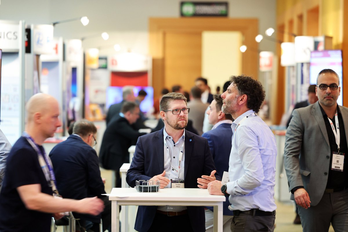 PowerElecWorld's tweet photo. We had a great time at Power Electronics International this week! 

Two packed days of cutting-edge insights, from next-gen materials and AI integration to sustainable power and EV tech ⚡🌱 

Big thanks to all the speakers and attendees who made it such an energizing experience! https://t.co/xYcNrV0evO