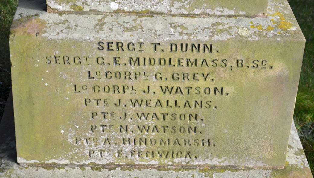 TyneSnapper's tweet photo. #Rennington #Northumberland Grade II Listed 1st World War Memorial in the churchyard of All Saints Church, Rennington, Northumberland. Unveiled 10 April 1921 by Dr G Scott Jackson CBE DSO dedicated by Canon Mangin. Nine local servicemen who died in the First World War. https://t.co/2e3RIJPAzk