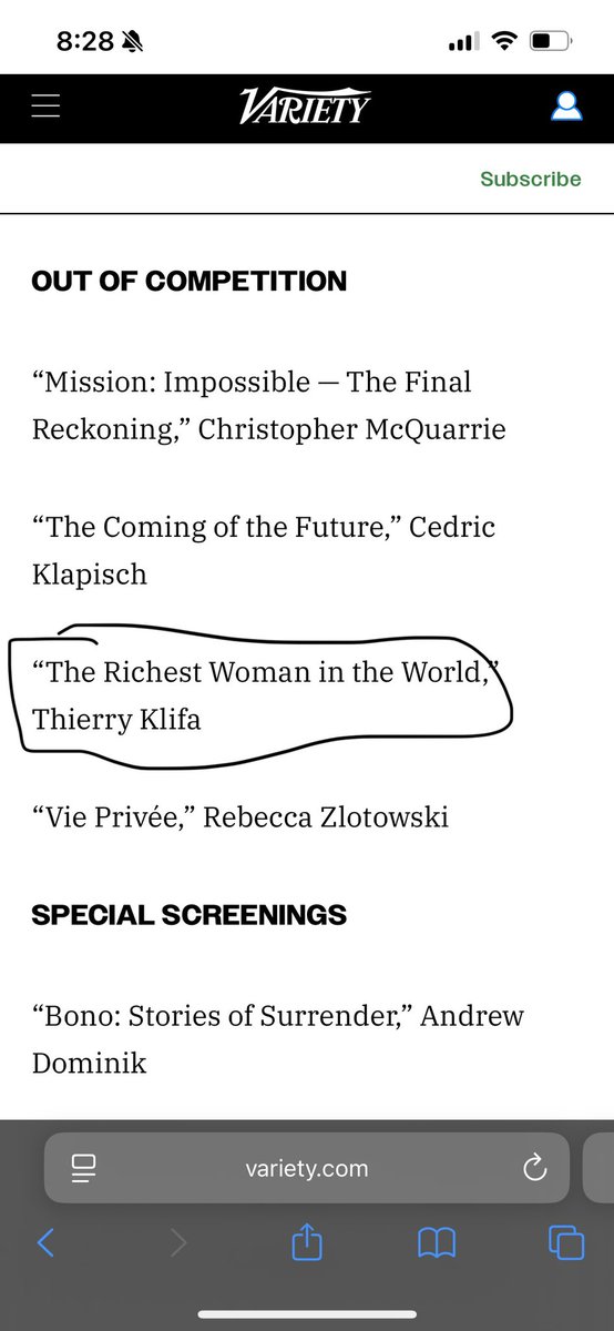 PF @ Cannes 2025.  so far.