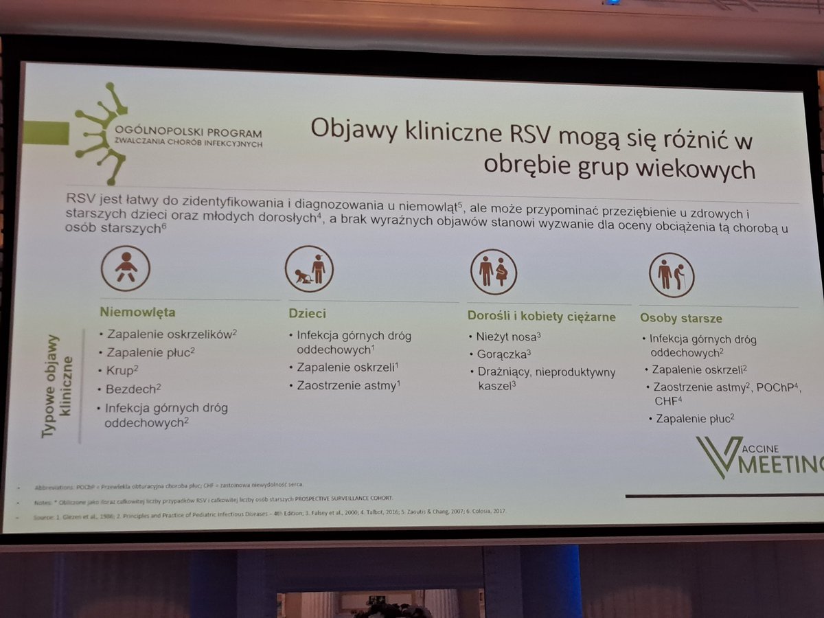 Prof. Wielgos: nie możemy przewidzieć, jaki będzie przebieg infekcji RSV, a nie mamy dedykowanego leczenia, jedynie leczenie objawowe. Dlatego tak ważna jest profilaktyka. 
#stopRSV #Vmeeting