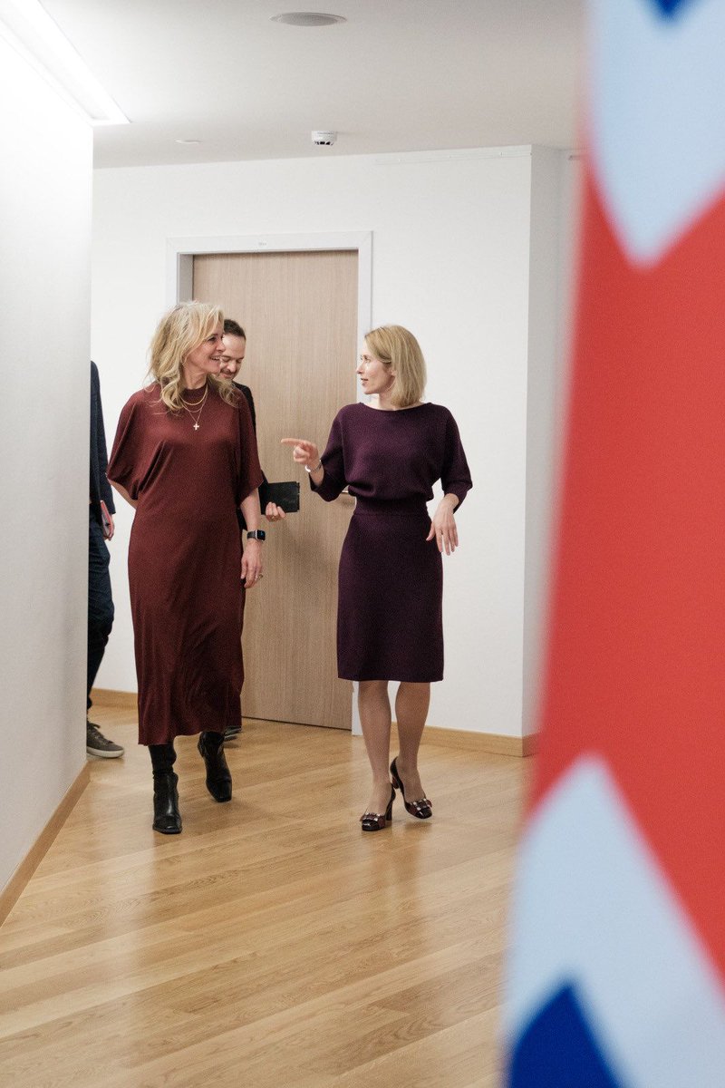 eu_eeas's tweet photo. HR/VP @kajakallas met today w/ Icelandic Minister of Foreign Affairs @thorgkatrin

They discussed the EU’s and Iceland’s close partnership, cooperation on security and defence, support for Ukraine, EU-NATO cooperation, as well as the evolving geostrategic landscape in the Arctic. https://t.co/i76bp48Apy