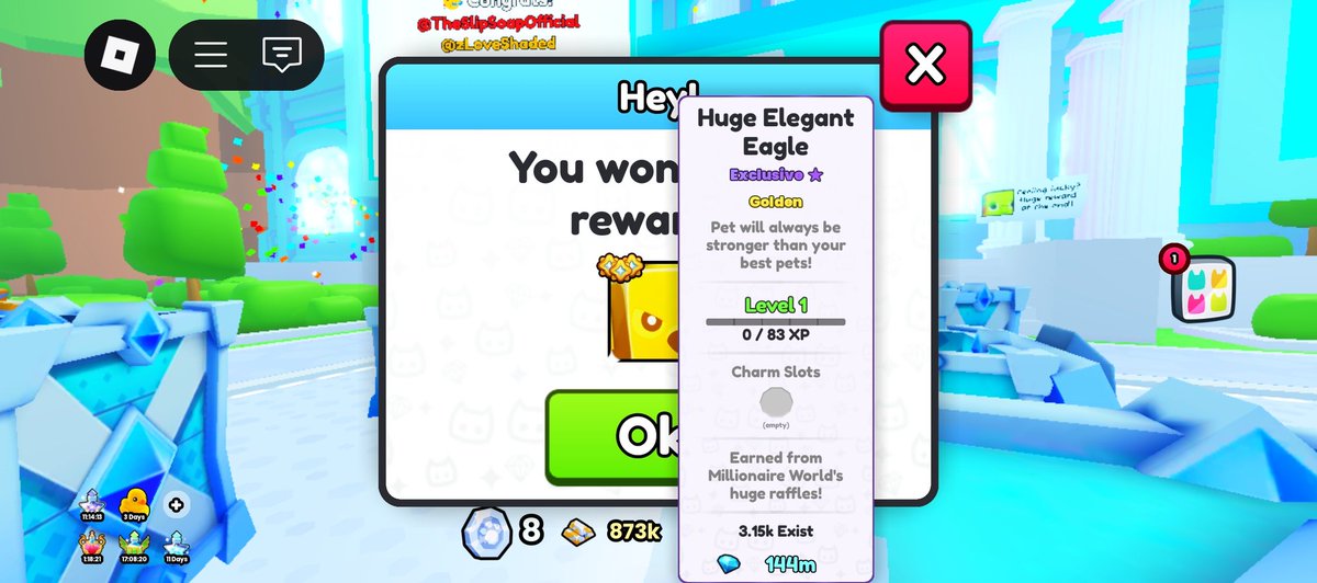 I won another one lol, Huge elegant beagle give away 

Steps:
Follow <a href="/NUMNUMB123/">NUMNUMB</a> 
Like and retweet 
Comment something with your username 

Goodluck!! Ends in 3 days🍀
