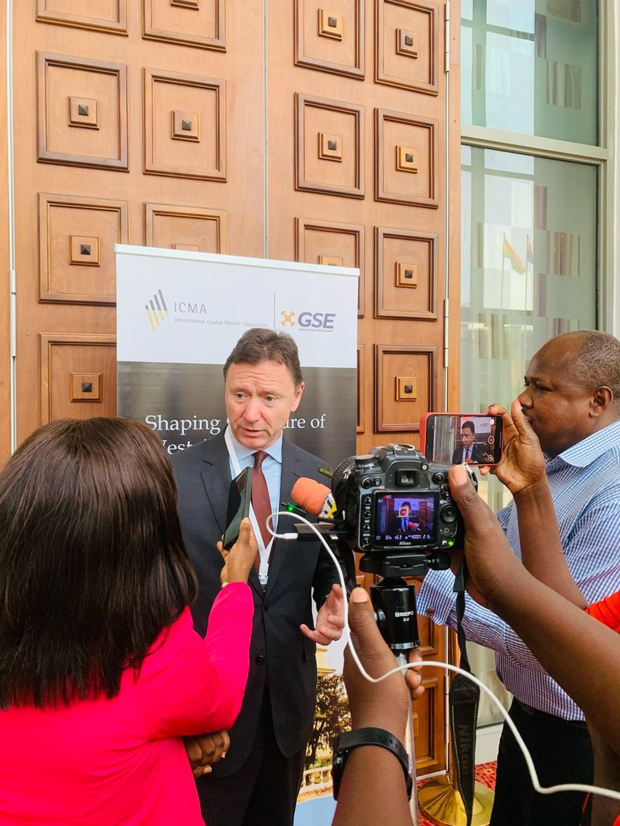 gstockexchange's tweet image. We’re live at the ICMA–GSE Bond Market Forum!
Today’s discussions center on shaping West Africa’s bond markets—trends, opportunities &amp;amp; innovations.
Stay tuned for highlights!

#ICMA #GSE #BondMarkets #WestAfricaFinance