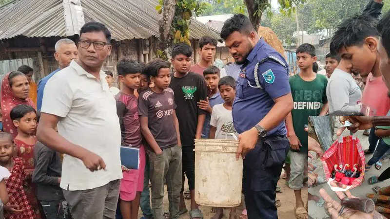 স্বেচ্ছাসেবক দলের নেতার বাড়ির গেটে পেট্রোল বোমা!
