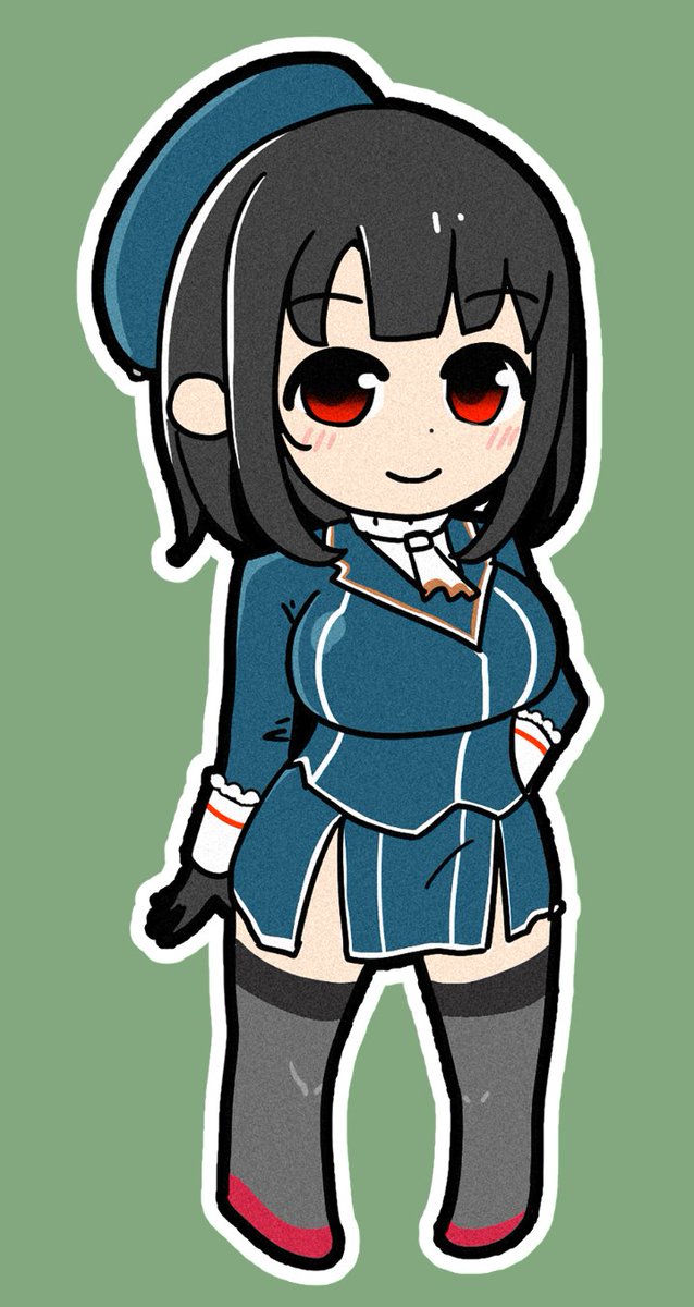 SanoRenge's tweet photo. 高雄。小さく描いたのにでっかいね。
#艦隊これくしょん  #艦これ #高雄 https://t.co/PTlCAG14bZ