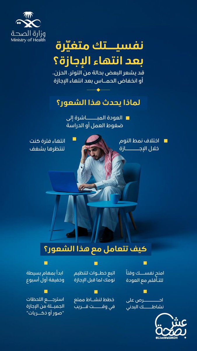 كيف مزاجك بعد الإجازة؟ 👀