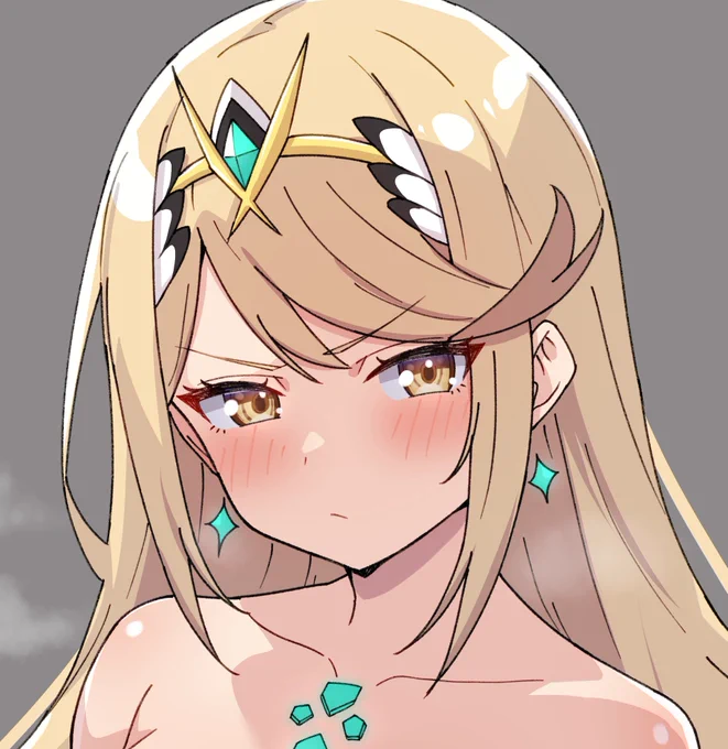 昔描いたヒカリと昨日描いたホムラ#XenobladeChronicles2 #ゼノブレイド2 