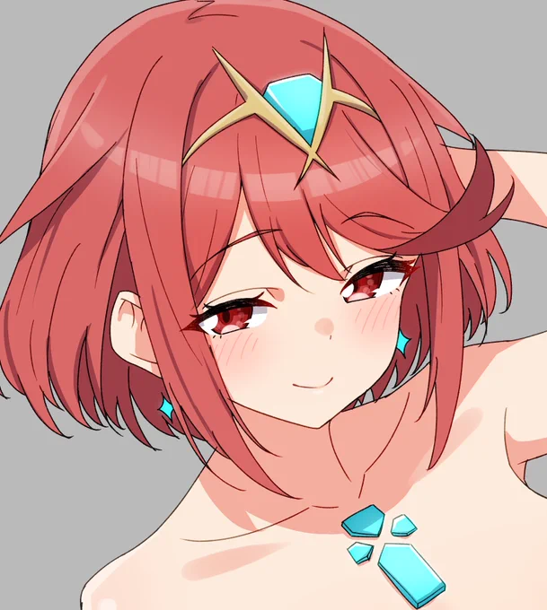 昔描いたヒカリと昨日描いたホムラ#XenobladeChronicles2 #ゼノブレイド2 
