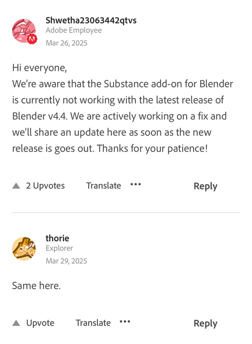 soasoa_rin's tweet photo. アップデートするとBlender Addon Substance Painter使えない…？
#b3d  #3dcg #substancepainter #blender https://t.co/JDOFgMy3C0