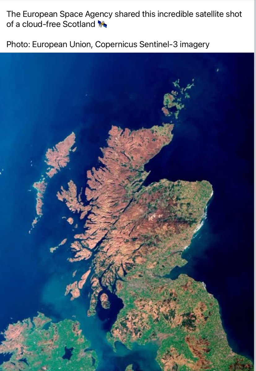 Scotland is positively beaming! #sunny