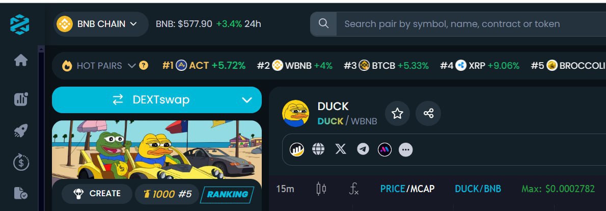 DUCK | BNB tweet media