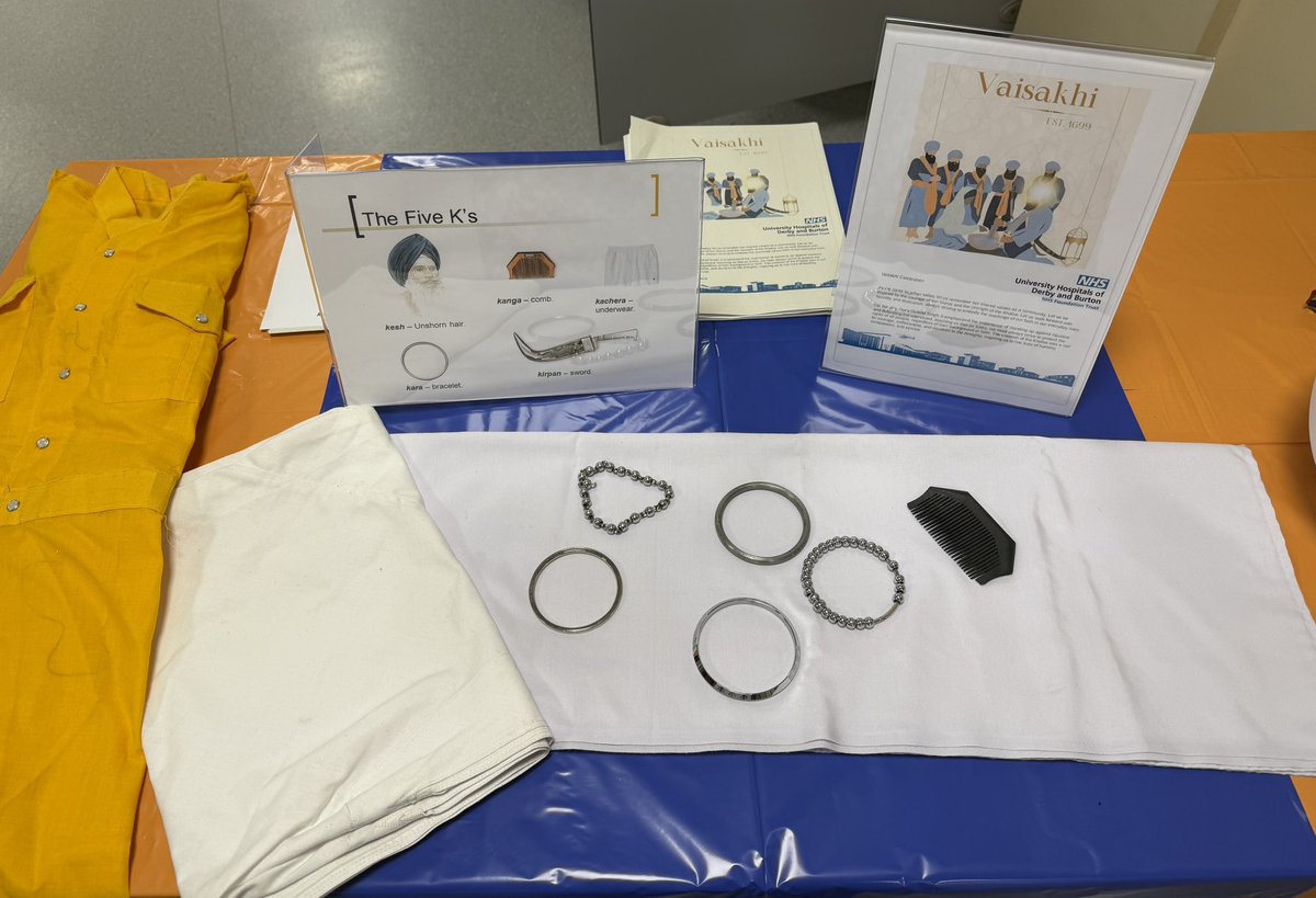 CherylD03845603's tweet photo. Happy Vaisakhi. The EMBRACE colleague network is holding a celebration at FNCH where you can learn more about the Sikh faith and Vaisakhi #FNCH @UHDBTrust @AjGidda @DilpritShergill @mwansamulenga03 https://t.co/vQ2XkwPsrH