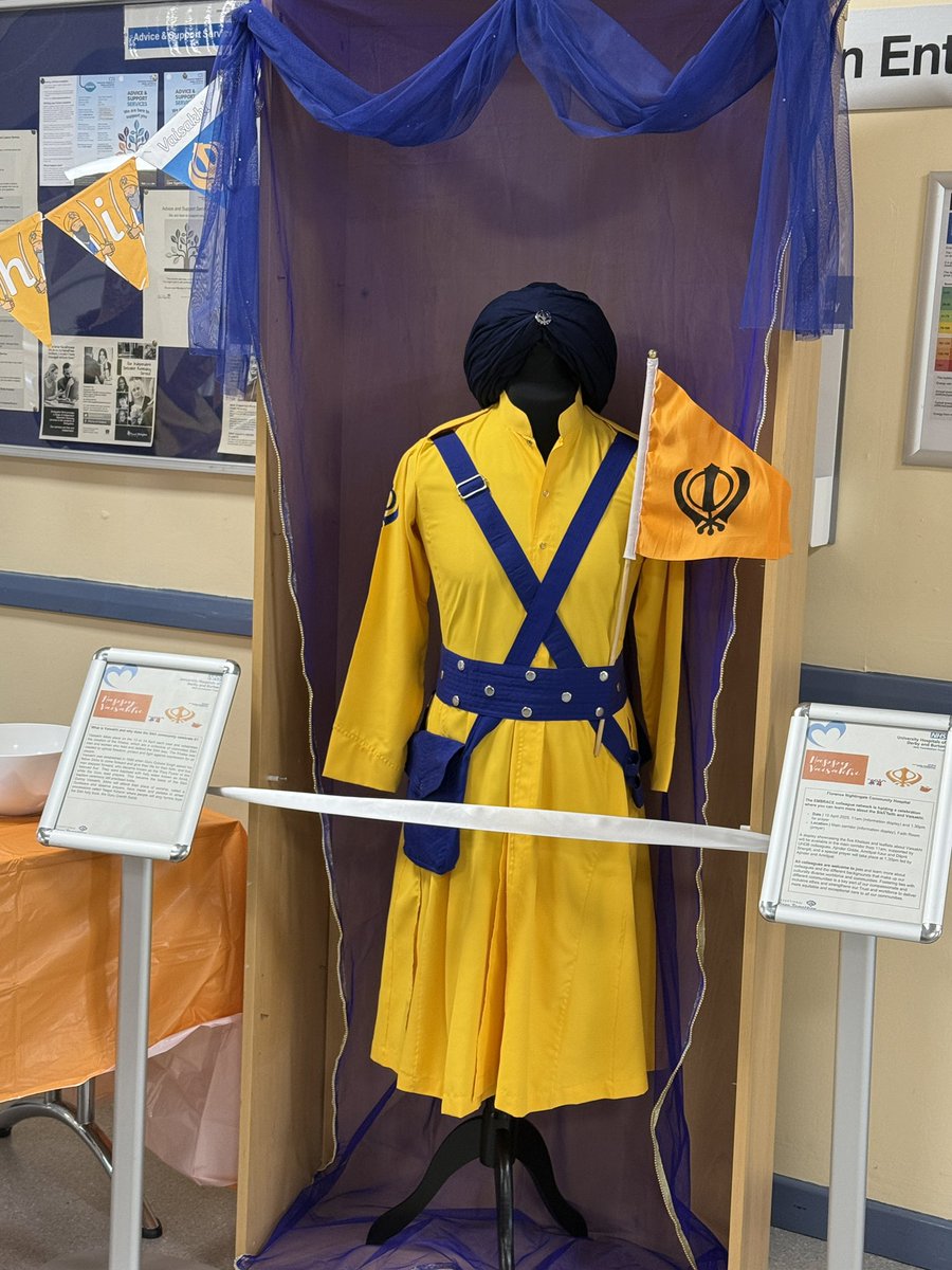 CherylD03845603's tweet photo. Happy Vaisakhi. The EMBRACE colleague network is holding a celebration at FNCH where you can learn more about the Sikh faith and Vaisakhi #FNCH @UHDBTrust @AjGidda @DilpritShergill @mwansamulenga03 https://t.co/vQ2XkwPsrH