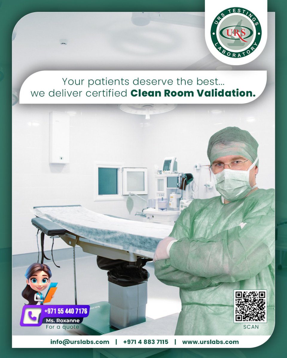 UrsLaboratory's tweet image. At URS Labs, we ensure your healthcare environments meet the highest standards of sterility and compliance. 
urslabs.com
#CleanRoomValidation #ControlledEnvironments #EnvironmentalCompliance #Pharmaceuticals #DataCenters #HospitalStandards #CleanRoomServices #URSLabs