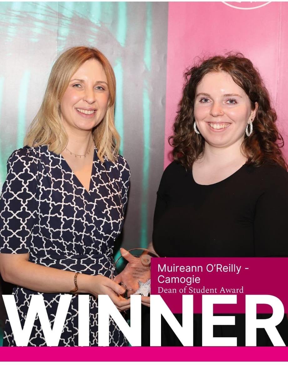 Coláiste Éinde (@colaiste_einde) on Twitter photo Congratulations to former pupil Muireann O'Reilly who received a Dean of Student award from <a href="/uniofgalway/">Ollscoil na Gaillimhe | University of Galway</a> for her work in promoting Camogie. Murieann is currently studyinhg for her PhD. #camogie <a href="/OfficialCamogie/">The Camogie Association</a> Congratulations to former pupil Muireann O'Reilly who received a Dean of Student award from <a href="/uniofgalway/">Ollscoil na Gaillimhe | University of Galway</a> for her work in promoting Camogie. Murieann is currently studyinhg for her PhD. #camogie <a href="/OfficialCamogie/">The Camogie Association</a>
