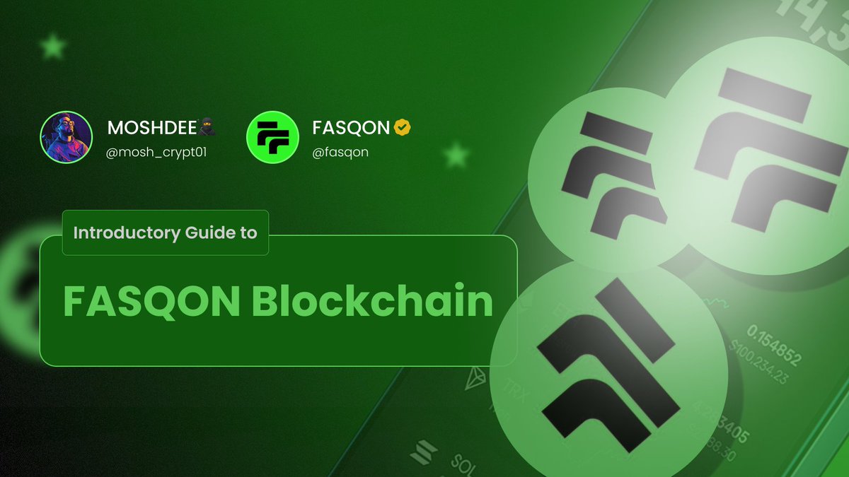 🚨The Blockchain-Enabled Supply Chain Revolution Has Begun
What if you could track, verify &amp; optimize global logistics with full transparency?
That’s exactly what <a href="/fasqon/">FASQON</a> is building — a decentralized logistics platform on blockchain.
Here’s what you need to know 🧵