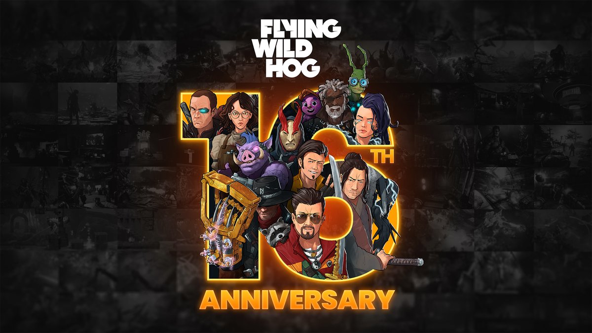 16 years ago, Flying Wild Hog was born - not with a press release, but with passion, ambition, and scrappy energy. We didn’t know where the road would lead, only that we’d make fun games our way.

Huge thanks to all our Hogs, past &amp; present - you made all this possible.