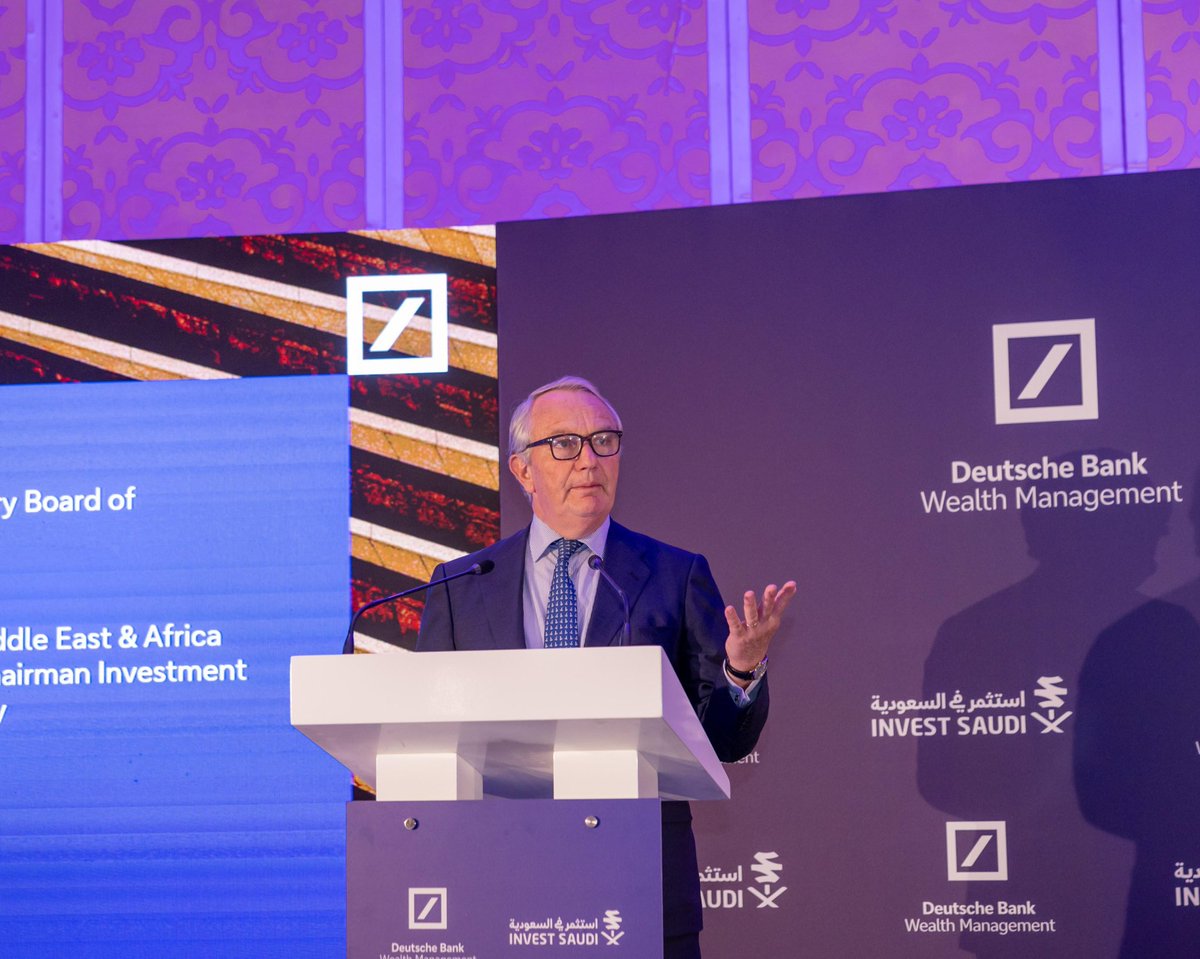 INVEST SAUDI (@investsaudi) on Twitter photo With its strategic location and strong credit ratings, Saudi Arabia continues to lead as a global investment hub.
#InvestSaudi and <a href="/DeutscheBank/">Deutsche Bank</a> co-hosted an Experts Connection event with international investors in Riyadh, featuring in-depth discussions on emerging opportunities With its strategic location and strong credit ratings, Saudi Arabia continues to lead as a global investment hub.
#InvestSaudi and <a href="/DeutscheBank/">Deutsche Bank</a> co-hosted an Experts Connection event with international investors in Riyadh, featuring in-depth discussions on emerging opportunities
