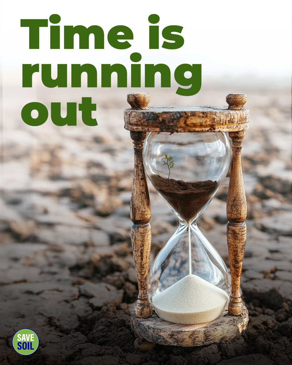 cpsavesoil's tweet image. Earth's precious soil is being depleted at an alarming rate.

Unless we act now, 90% of Earth's topsoil could be degraded by 2045, leading to a devastating 40% drop in food production when our population reaches 9.2 billion. This isn't just about agriculture - it's about our very