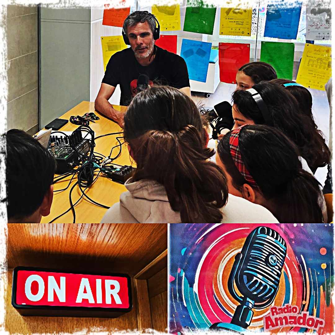 AdelosRios1933's tweet photo. El alumnado de sexto ha tenido la oportunidad de entrevistar a #YoSoyRatón  #OnAir #RadioAmador https://t.co/8HWevLwZj7