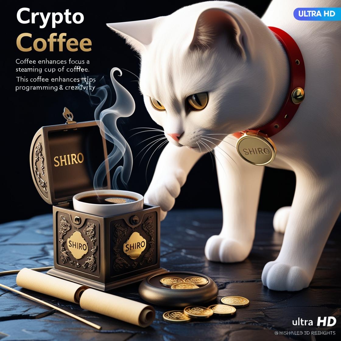 Crypto225's tweet photo. 2 ) - Secret Box: Shiro Neko could have a secret box where he stores tips on programming, cybersecurity hacks, and even forecasts on cryptocurrency trends, which you can consult to stay updated. TASK #2 @CrimsonCreator2 #SHIROBOUNTY
#SHIROBOUNTYCOMPLETE @shiro https://t.co/YfjfIyPT4H