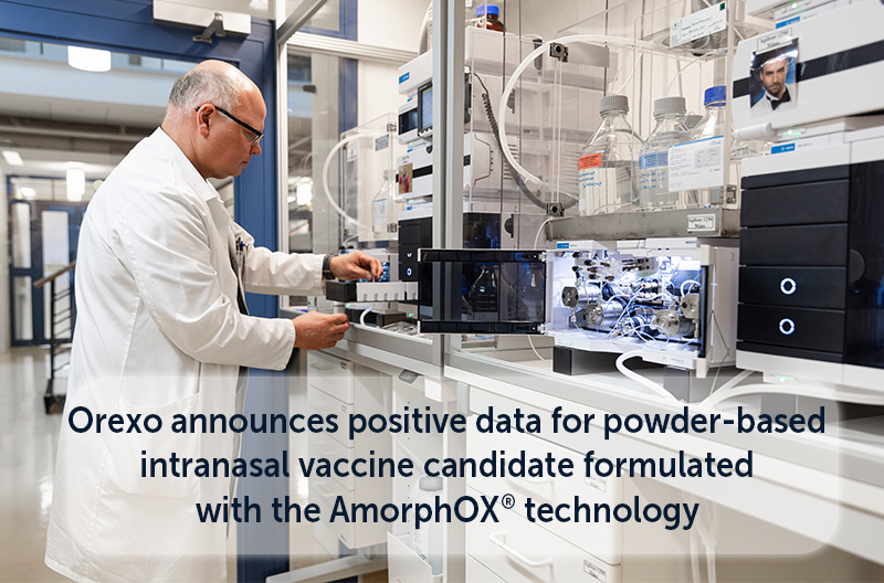 #orexo announce progress in the collab. with Abera Bioscience with the ambition to develop vaccines of the future. In-vivo study data shows the influenza vaccine is effective both as liquid &amp; when formulated as a powder using the AmorphOX technology. orexo.com/media/detail?s…