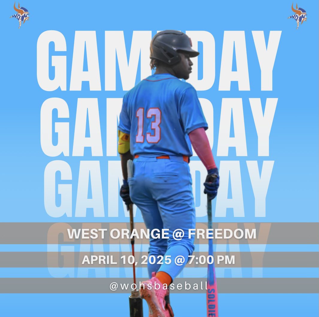 GAMEDAY! 

We’re back on the road tonight as we take on Freedom at 7:00 PM. After a tough one earlier this week, we’re looking to bounce back and get back in the win column. Time to refocus and finish the regular season strong.

#WarriorPride #WOWBaseball #Gameday #WOBaseball