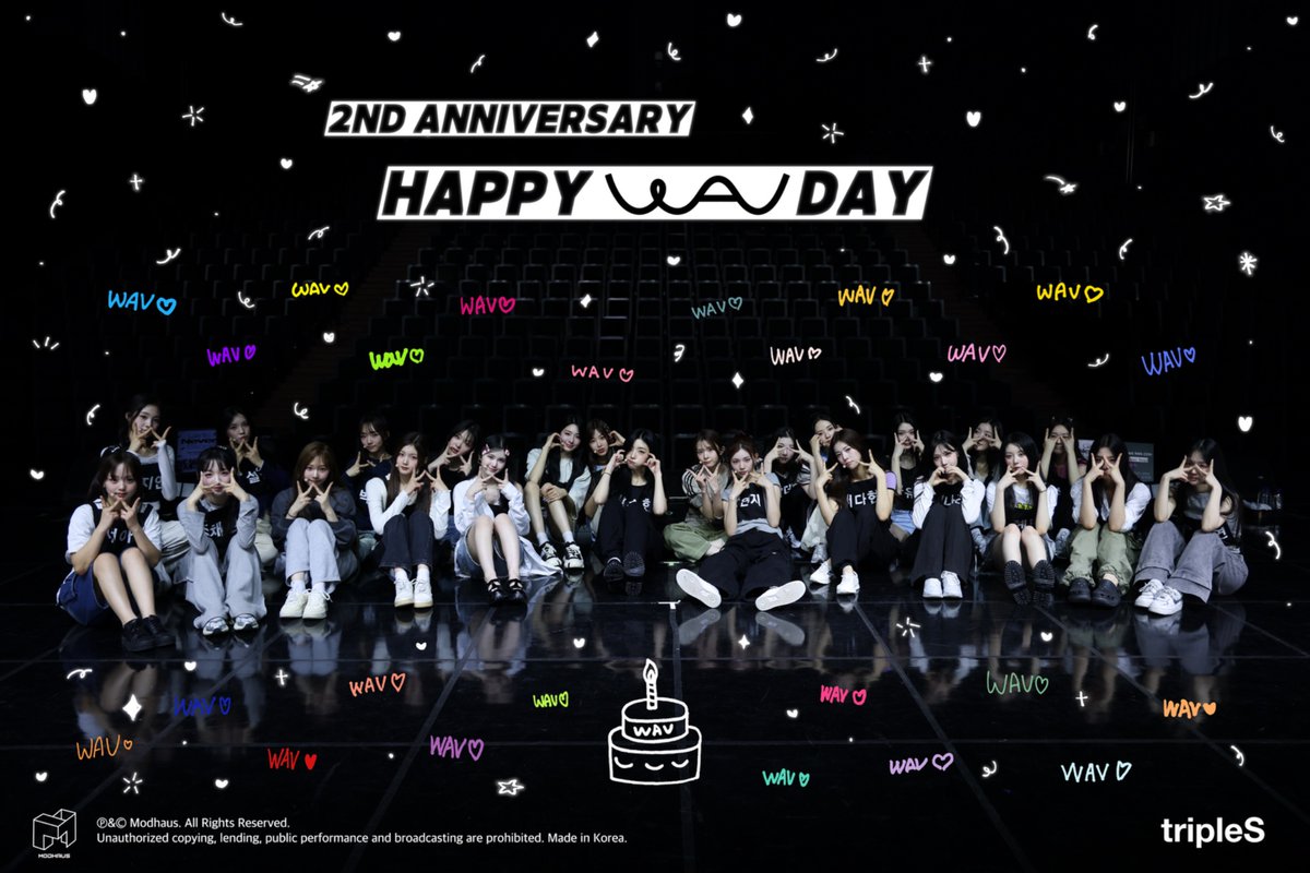 𝘁𝗿𝗶𝗽𝗹𝗲𝗦 𝗫 𝗪𝗔𝗩
𝟮𝗻𝗱 𝗔𝗻𝗻𝗶𝘃𝗲𝗿𝘀𝗮𝗿𝘆 

같은 꿈을 꾸며 걸어온 우리의 2주년🤍

#tripleS #트리플에스 #WAV