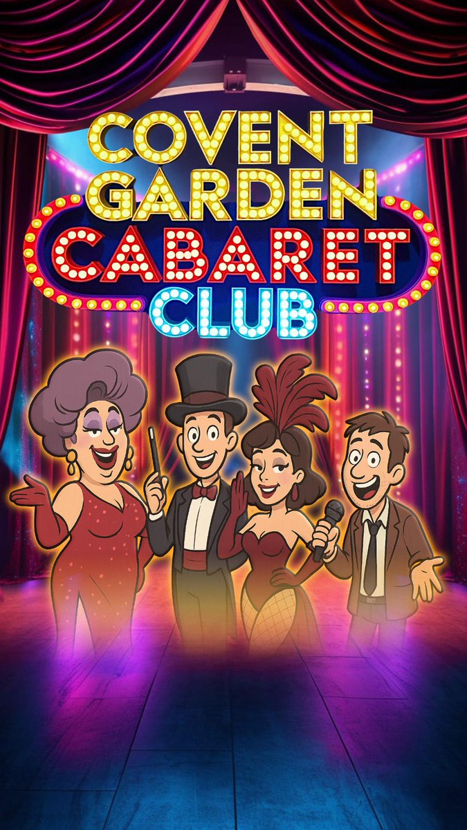 comedyincamden's tweet photo. FRIDAY 11 APRIL
CABARET COMEDY SHOW #coventgarden #cabaret #comedy #londonshow
https://t.co/bWRTB0iImY https://t.co/Xe7T5E4vzs