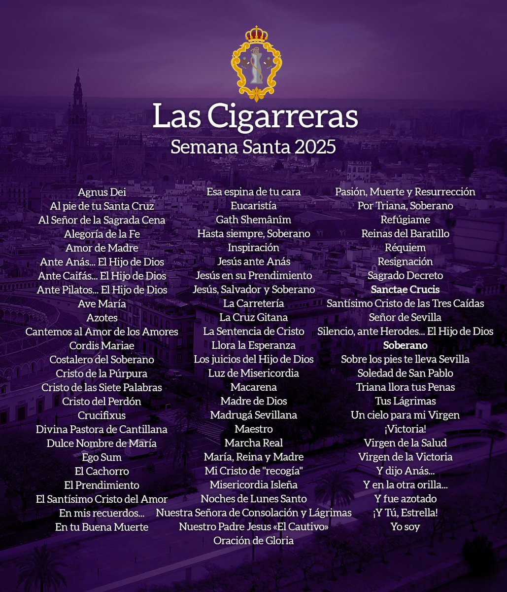lascigarreras's tweet photo. …a Sevilla.

🎼🎺🥁 #SuenaCigarreras #SSantaSevilla25 https://t.co/35bdSdRf2S