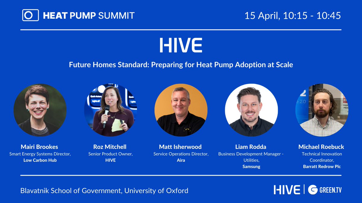 HeatPumpSummit's tweet photo. At next week's Heat Pump Summit, @HiveHomeUK's panel will dive into how businesses can get ahead of the curve, align with the Future Homes Standard, and and be ready to meet the demand.

Don’t miss out - join the conversation next Tuesday: https://t.co/litRHlCwOs

#HeatPumpSummit https://t.co/TDYsLU4kBP