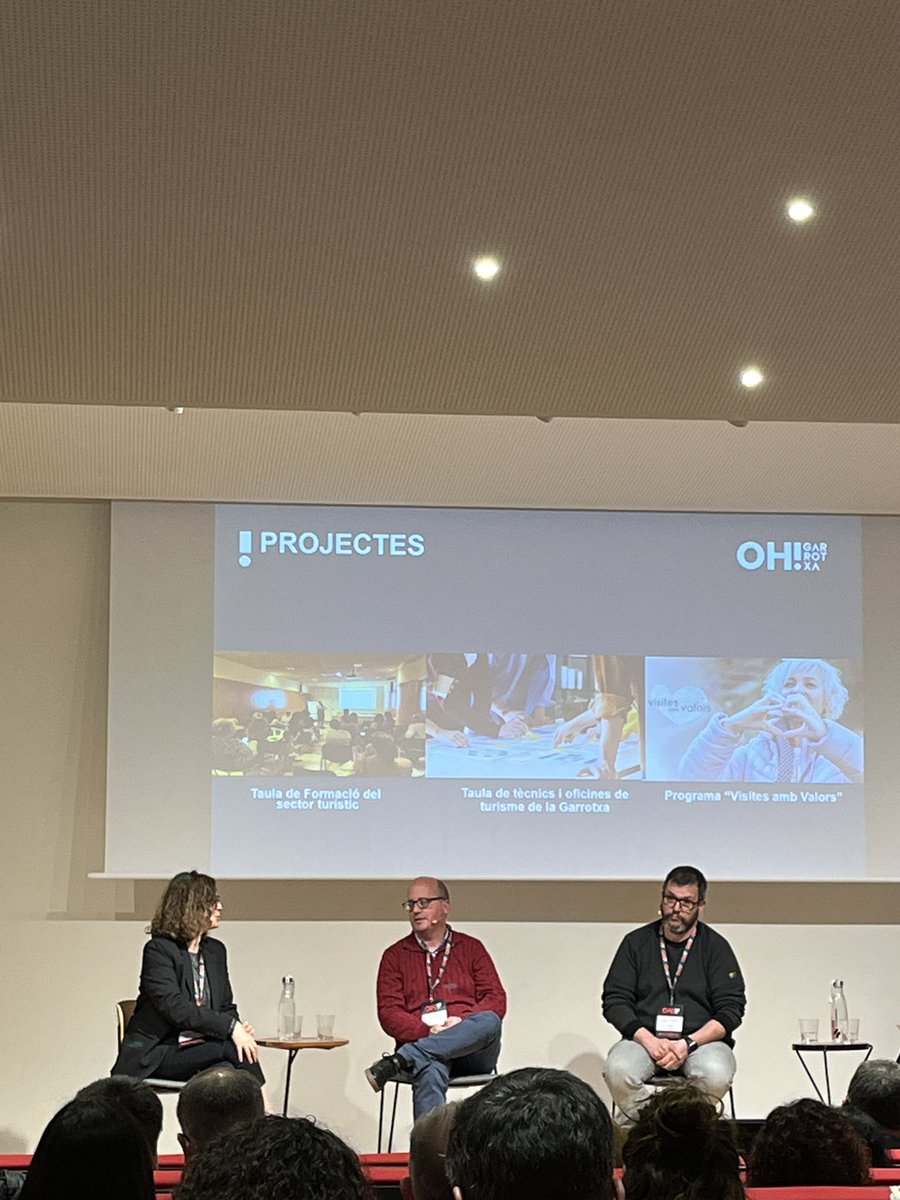 Es bàsic per créixer com a territori treballar conjuntament entitats públiques i empreses privades. Planificar, prioritzar, implementar i avaluar
Explicant la seva experiéncia <a href="/turismegarrotxa/">Associació Turisme Garrotxa</a>  avui a les jornades tècniques informadors turístics #catalunya  #olot #turisme