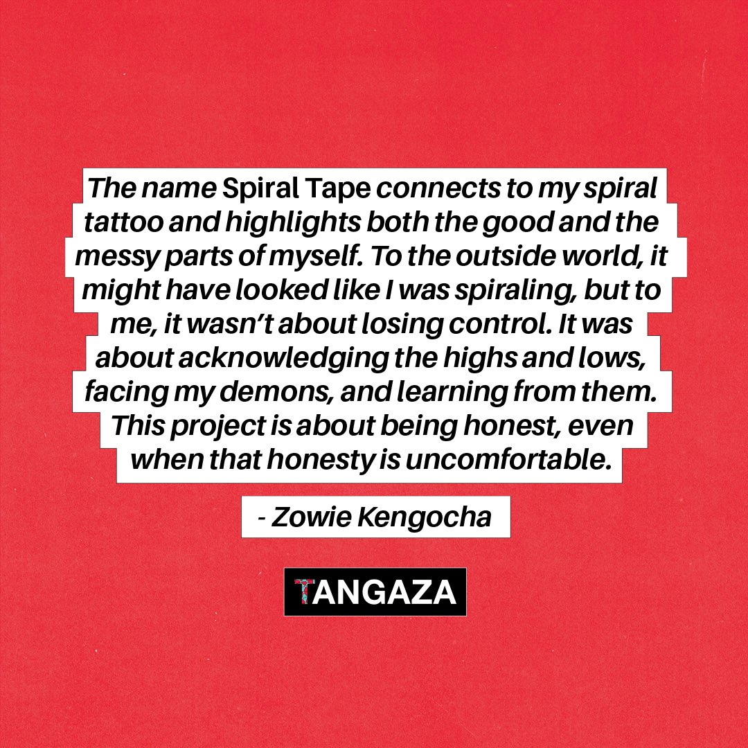 Zowie Kengocha dives deep into love’s complexities in her latest EP, Spiral Tape. In this interview, she opens up about 
her creative journey, musical influences, and the raw emotions behind her storytelling.

Read the full conversation: tangazamagazine.com/features/2025/…