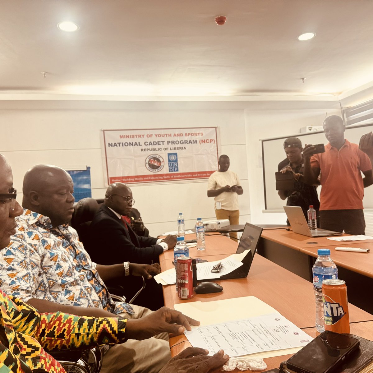 abraham_tumbey's tweet photo. Exciting news! The #MoYS, with support from @UNDPLiberia, is launching the 4th cycle of the National Cadet Program today. The government has announced a nearly 50% increase in co-financing, allowing  300 youth to benefit from this initiative! 🌟 #YouthEmpowerment #CadetProgram https://t.co/jIy6iZDXWi