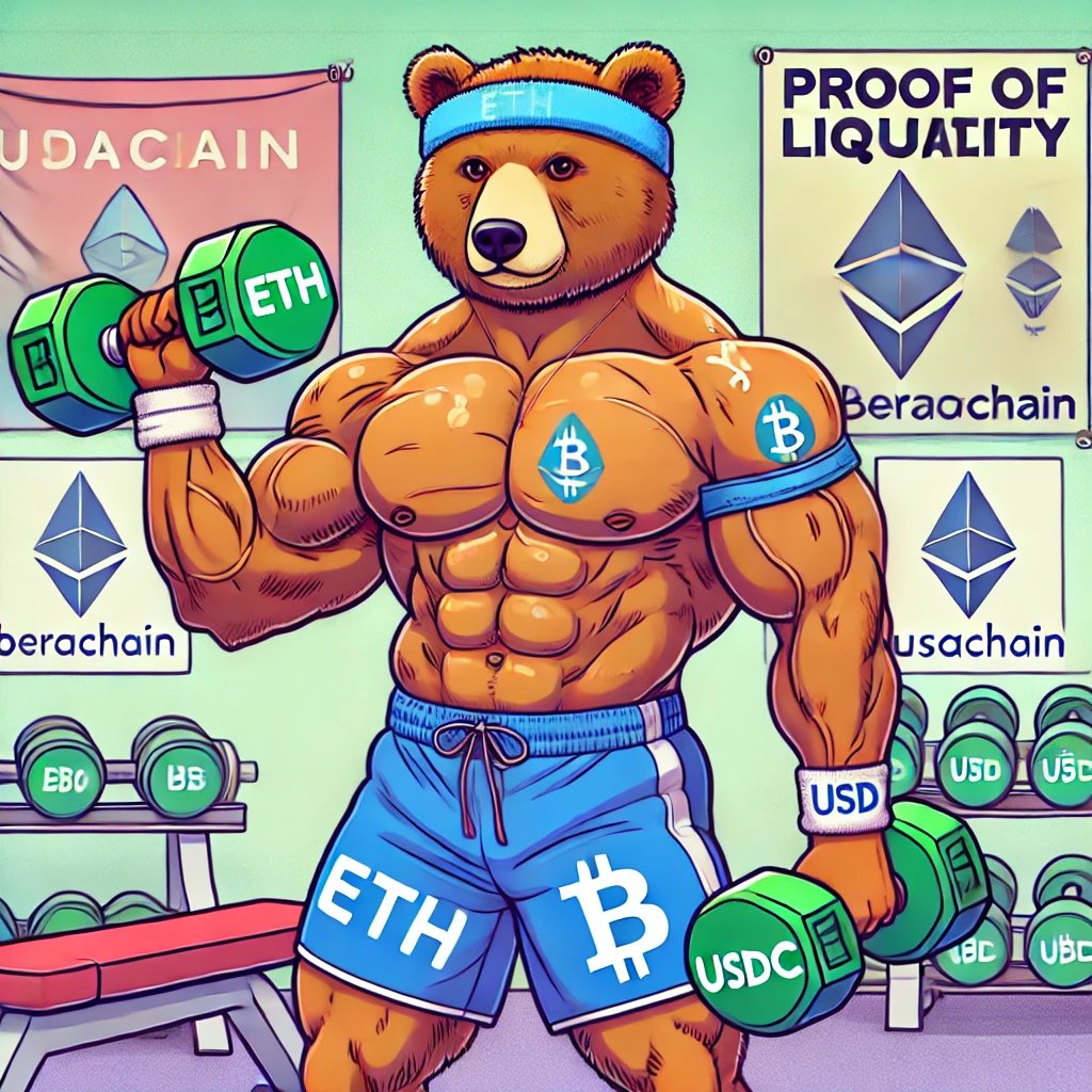 BenedictMale's tweet photo. Berachain’s PoL turns idle assets into gym rats 💪🐻 https://t.co/BryfKYLRfc