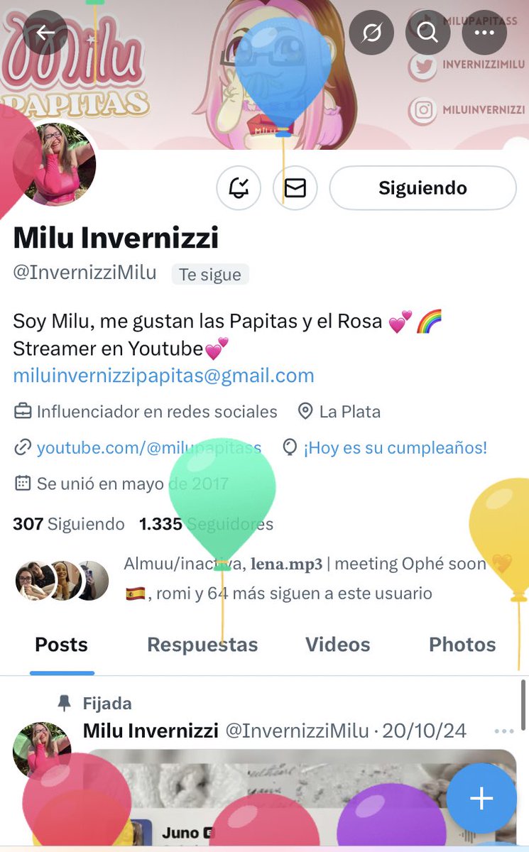 IlyLinita's tweet photo. holii aparezco por acá para desearle un muy feliz cumpleaños a una de las personas más importantes para mi, creo q ya sabes todo lo q t aprecio y lo agradecida q estoy con vos, por absolutamente todo💗
ojalá disfrutes muchísimo tu dia, te adoro 💓💓 https://t.co/1oRYL8RKOw