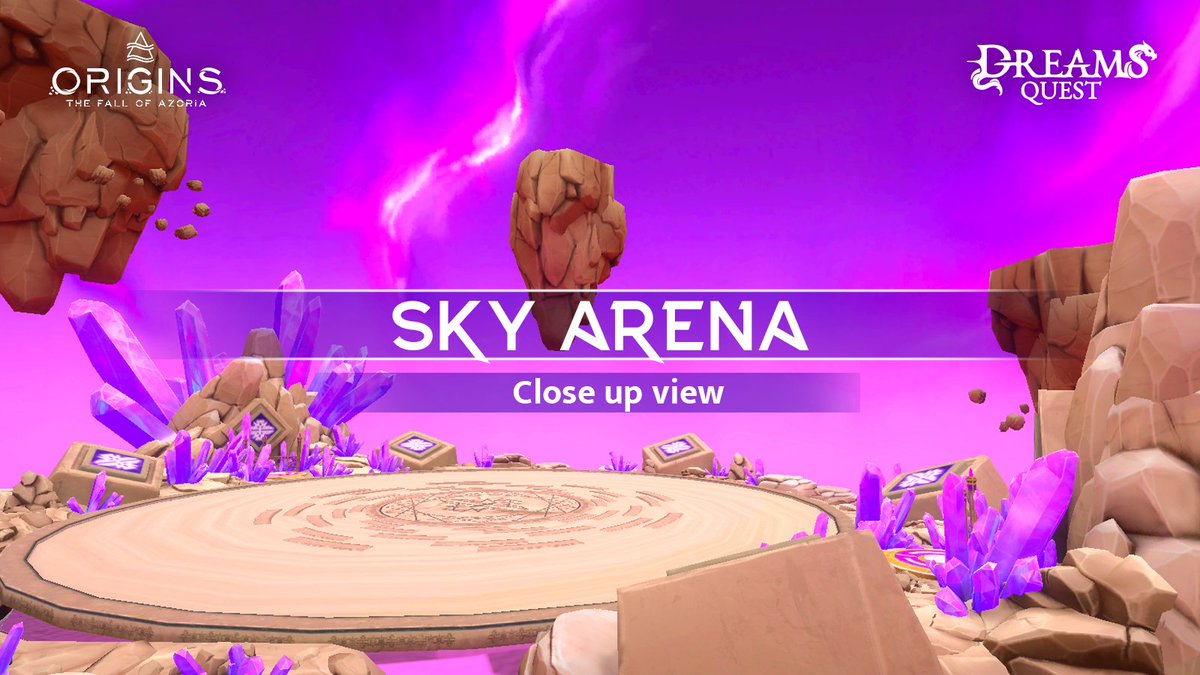 DreamsQuestNFT's tweet photo. Not much is known about the origins of the Sky Arena or its creators.🏛️
How, when or why are often asked in the taverns around Azoria but no real answers ever come.🤔
Will you find out their secrets?👇

#PvP #Lore #DQArena https://t.co/fIZczSu1Ad