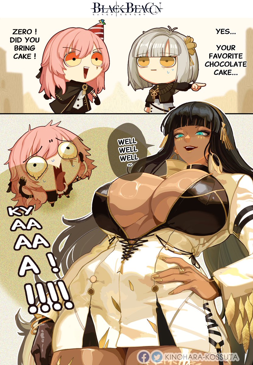 kinoharakossuta's tweet photo. Ereshan confronts her nemesis. 
#blackbeacon #Nanna
I absolutely love the Egyptian theme! Finally there’s a game to try out https://t.co/1y3rL556j8