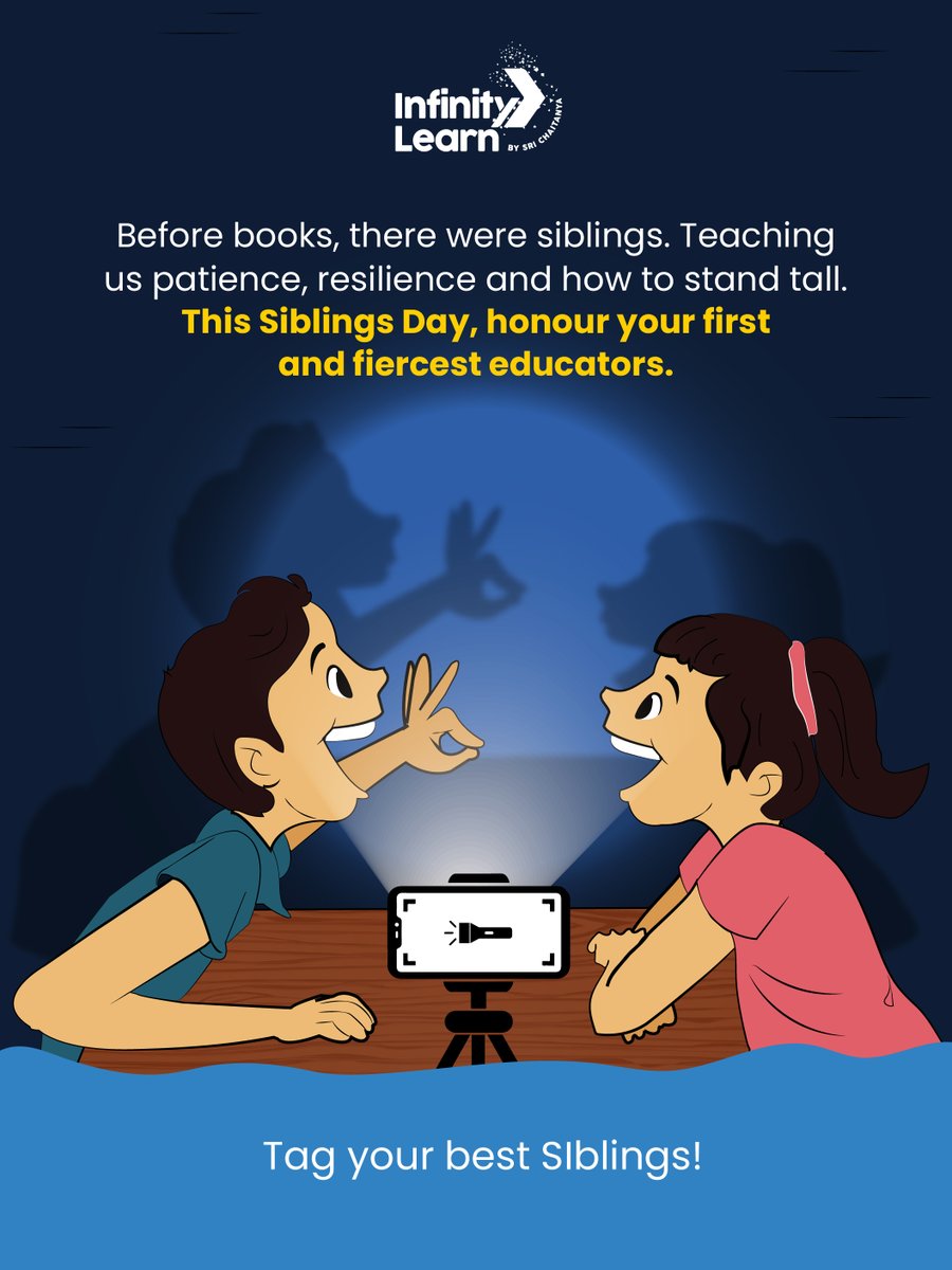 Before classrooms and books, we learned life’s biggest lessons from our siblings. Learning not only how to fight but also to forgive and then rise again.

This Siblings Day, celebrate your first and fiercest teachers!

Tag your OG besties and remind them how much you love them!