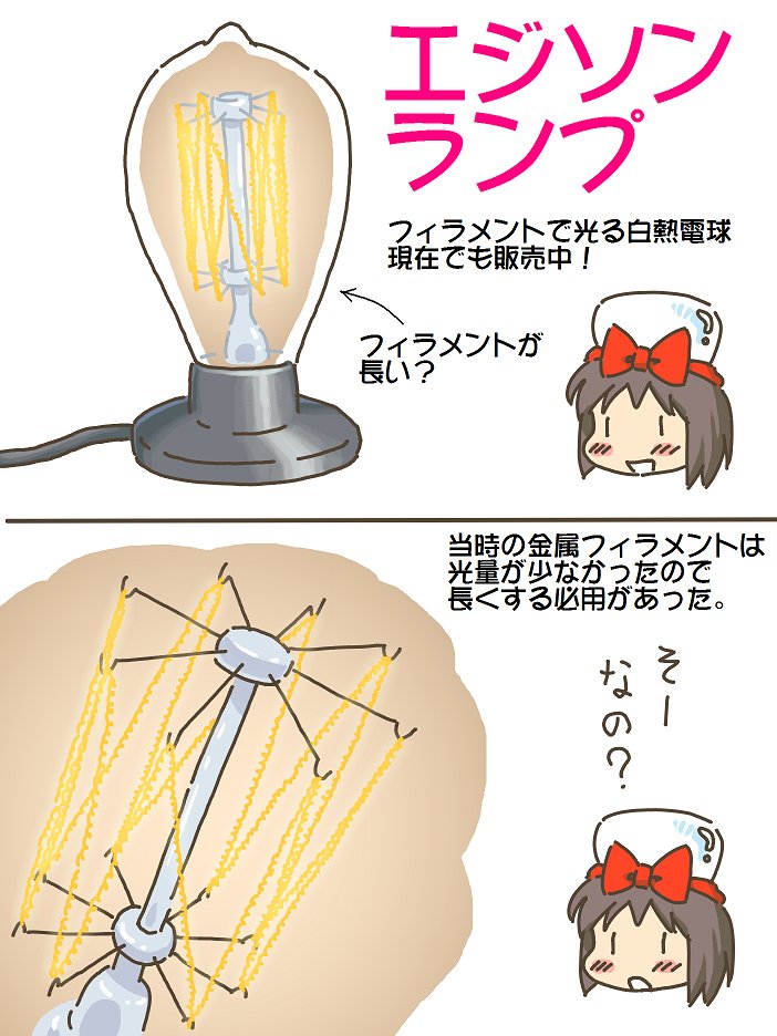 売れのこったブラウン管のおはなし。(1454)

エジソンランプ 
