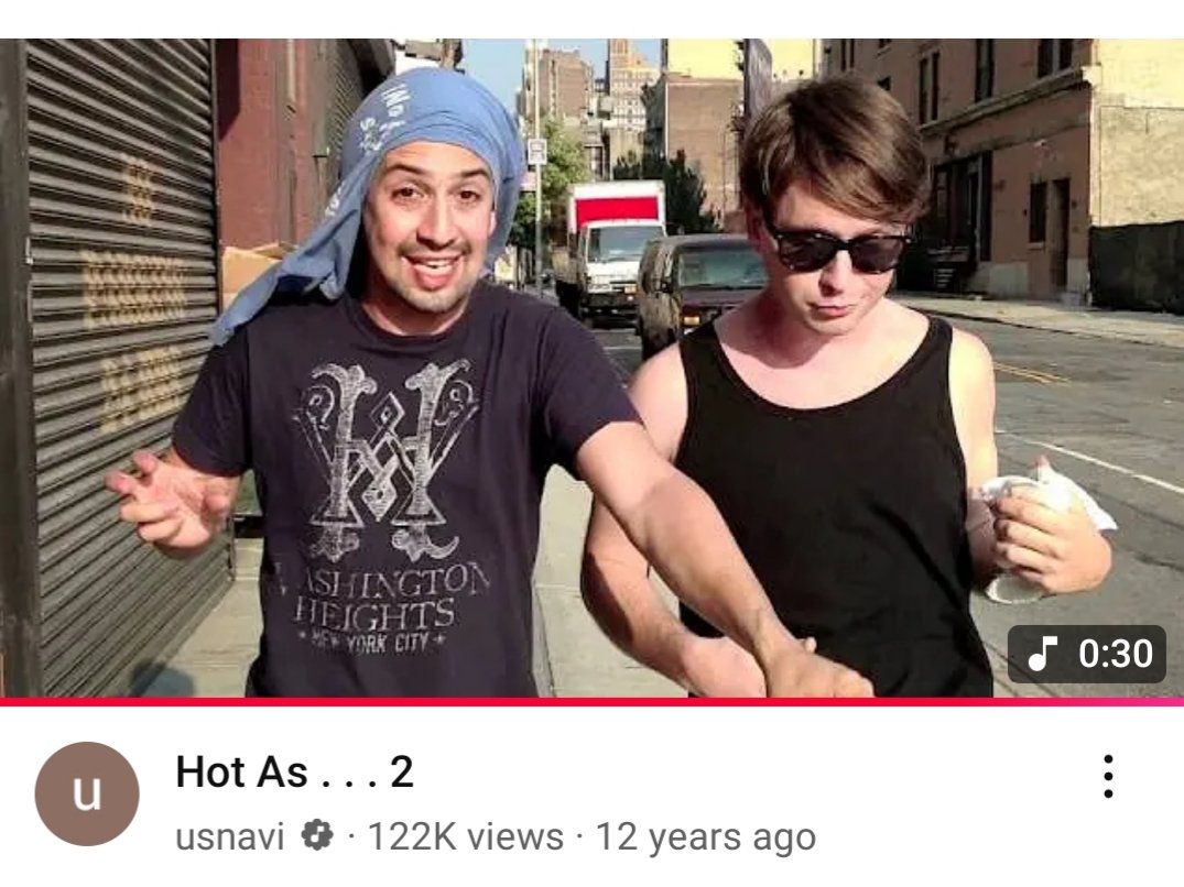 ActuallyMeEmily's tweet photo. Not that I'm counting or anything but @Lin_Manuel I think you're due for another 'Hot As..." with the talented #ChrisSullivan 
@freestylelove @FLS_Academy
#hotas4 #6years #Shockwave #hotasballs https://t.co/zi3TkxWLfI