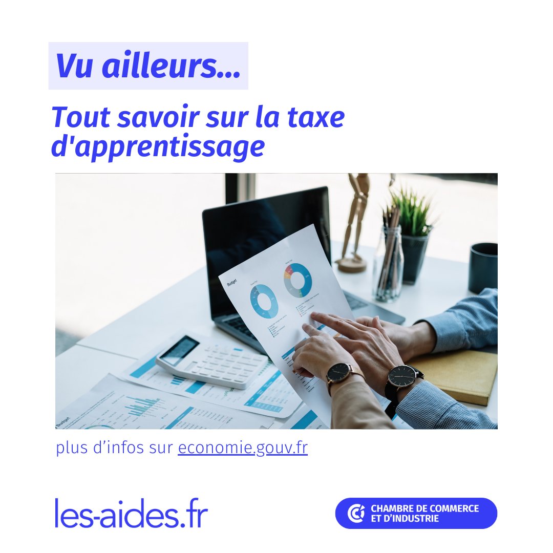 lesaides_cci's tweet image. [𝐓𝐚𝐱𝐞 𝐝&apos;𝐚𝐩𝐩𝐫𝐞𝐧𝐭𝐢𝐬𝐬𝐚𝐠𝐞]
#Financez l’#apprentissage et les #formations pro, c’est le rôle de la #taxedapprentissage @Economie_Gouv
💼 Qui doit la payer ? Combien ? Comment ça se collecte ?
👉 On vous explique tout : economie.gouv.fr/entreprises/ta…