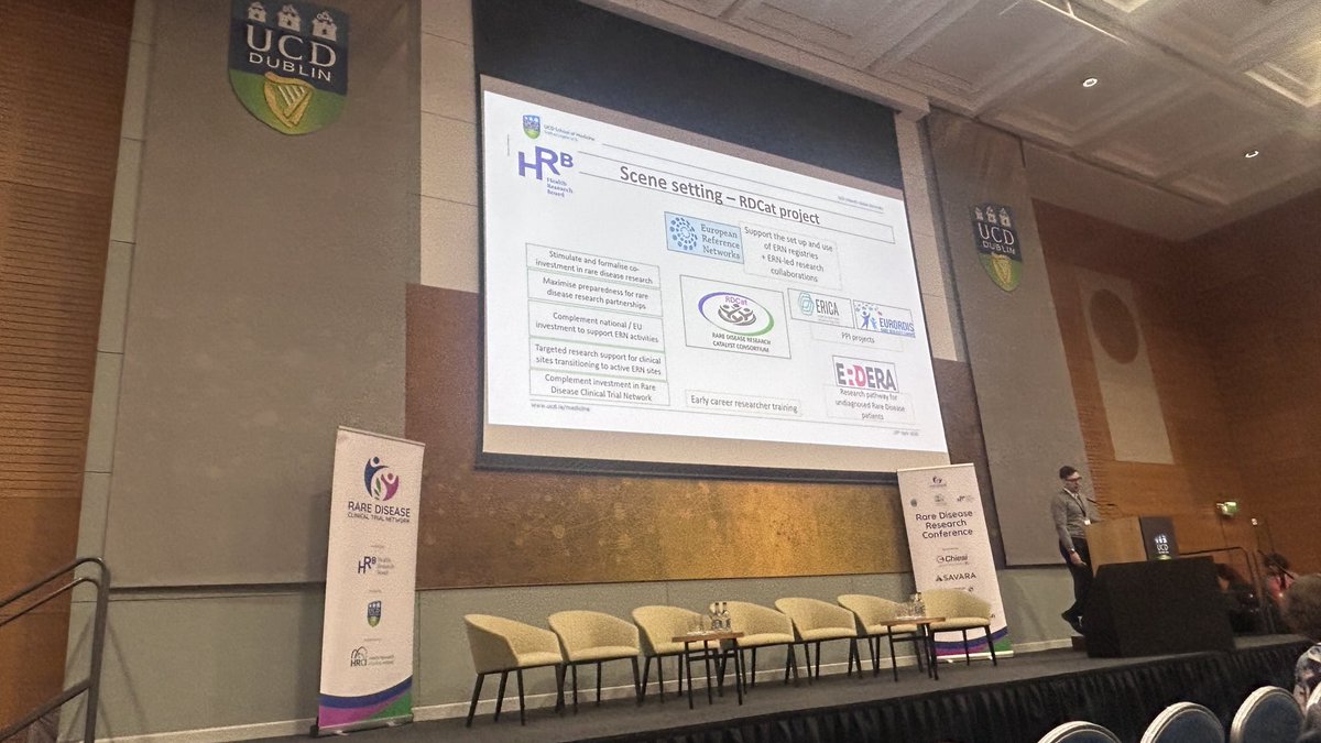 Daniel Mikula highlights ⁦<a href="/hrbireland/">HealthResearchBoard</a>⁩ funded Rare Diseases Catalysts Consortium (RDCat) and activities ⁦<a href="/rare_trial/">Rare Disease Clinical Trial Network, Ireland</a>⁩ conference Delighted to work with ⁦<a href="/RareDiseasesIE/">Rare Diseases Ireland</a>⁩ ⁦<a href="/eurordis/">EURORDIS-Rare Diseases Europe</a>⁩ focused on Outcome and experience measures in Rare Diseases ⁦⁦