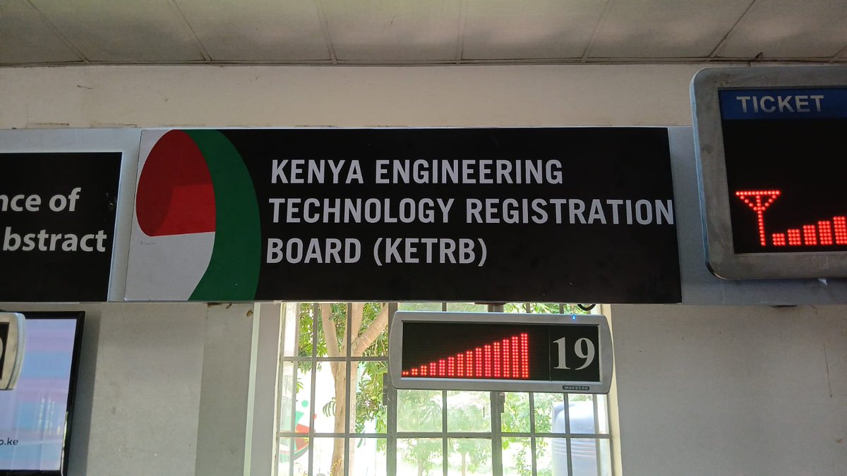 Kenya Engineering Technology Registration Board tweet media